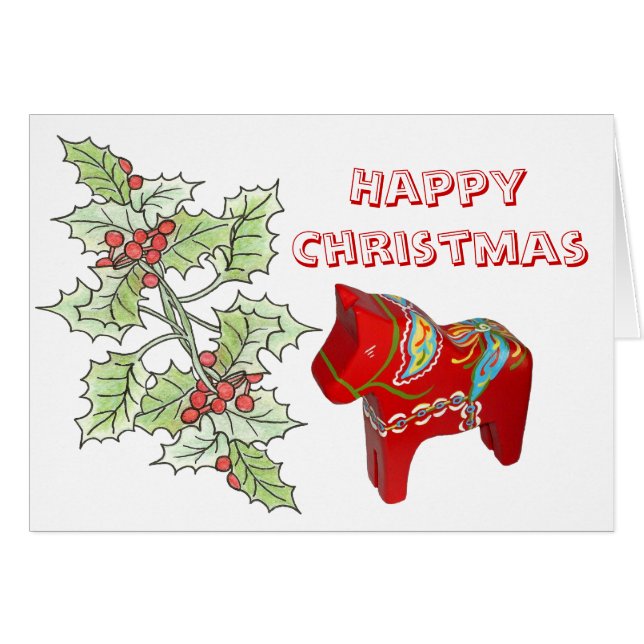 Happy Christmas Card (Front Horizontal)