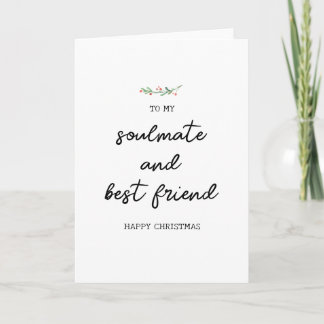 Happy Christmas Card For Partner