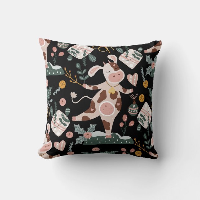 happy christmas cushion (Front)