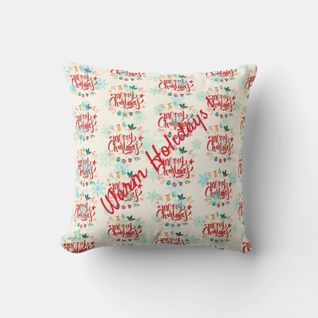 Happy Christmas Cushion (Front)