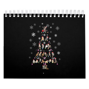 Happy Christmas   Cute Cat Christmas Tree Calendar