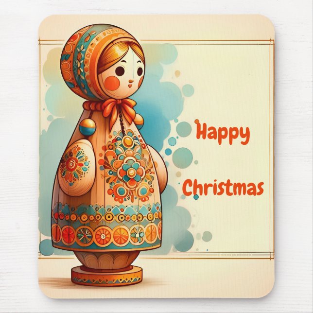  ~ HAPPY CHRISTMAS ~ Cute! ~ Mousepad (Front)