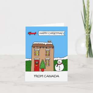 Happy Christmas from Canada Card