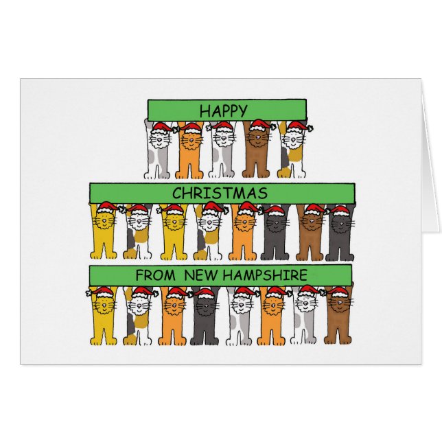 Happy Christmas from New Hampshire. (Front Horizontal)