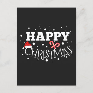 Happy Christmas Gift Xmas Postcard