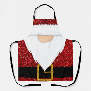 Happy Christmas gnome Merry Xmas gnomes winter, gr Apron