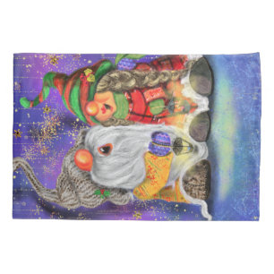 Happy Christmas Gnomes Pillow Case