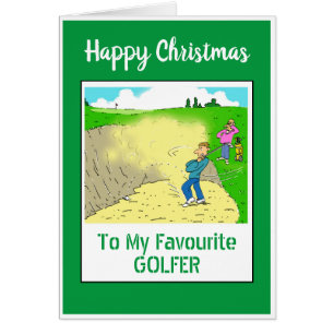 Happy Christmas Golfer