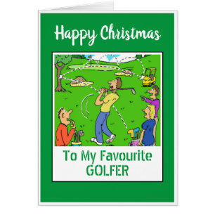 Happy Christmas Golfer
