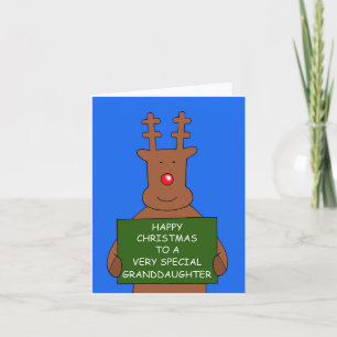 Happy Christmas Granddaughter Card