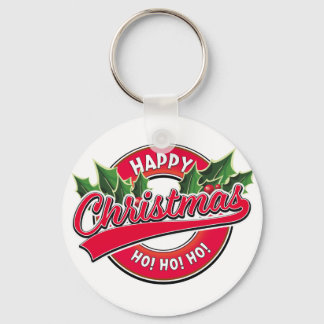 Happy Christmas Ho! Ho! Ho! Keychain