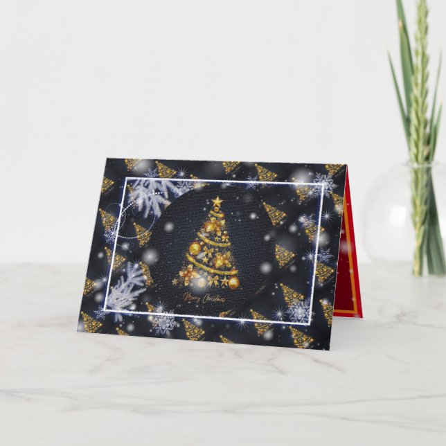 Happy Christmas Holiday Best Popular Gift Card (Front)