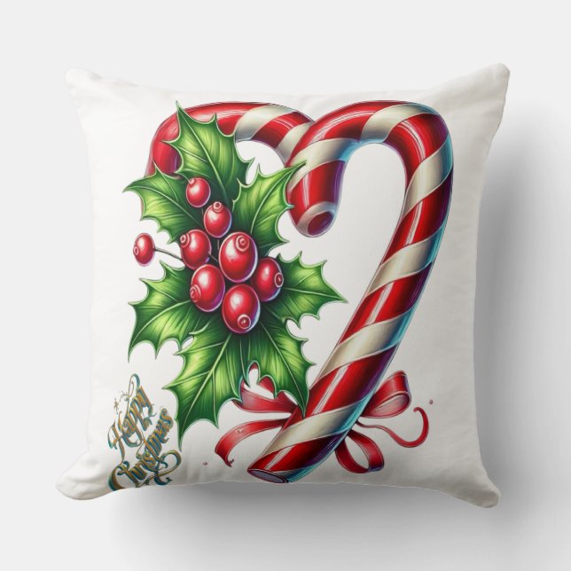 Happy Christmas ll  Cushion (Front)