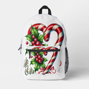 Happy Christmas ll  Printed Backpack