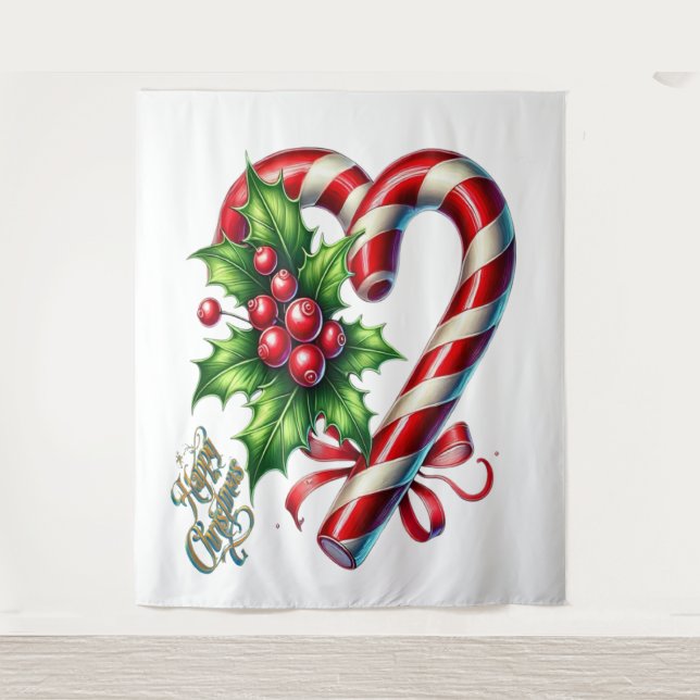 Happy Christmas ll  Tapestry (Front)