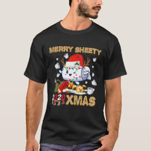 Happy Christmas Merry Sheety 2020 Xmas T-Shirt