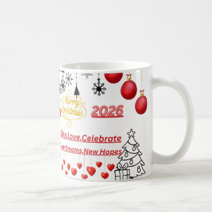 Happy Christmas Mug – Festive Holiday Coffee Cup
