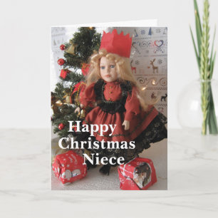 Happy Christmas Niece Holiday Card