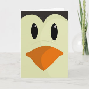 Happy Christmas Penguin card - Merry Xmas
