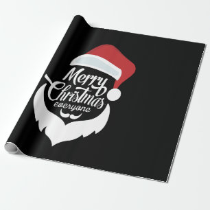 Happy Christmas Santa Claus Say Merry Christmas Wrapping Paper