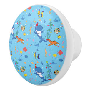Happy Christmas Shark Ceramic Knob