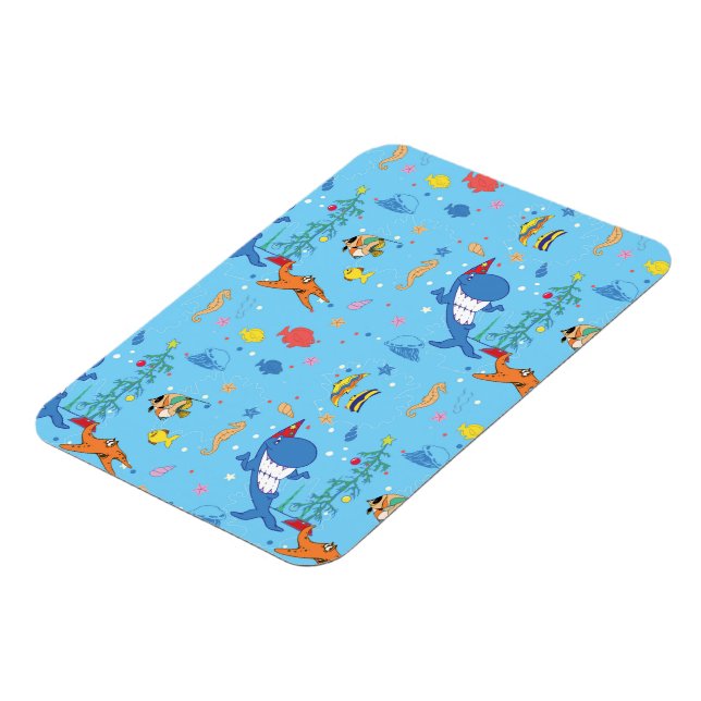 Happy Christmas Shark Magnet (Left Side)