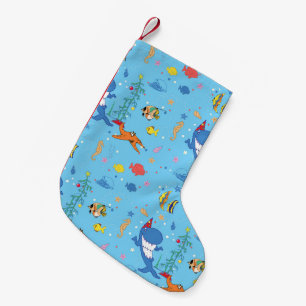 Happy Christmas Shark Small Christmas Stocking