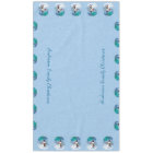 Happy Christmas Snowman & Birds Winter Scene