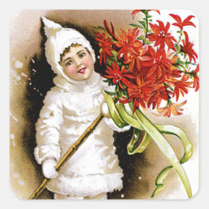 Happy Christmas Square Sticker