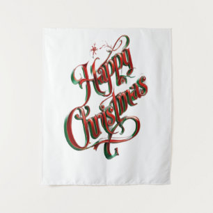 Happy Christmas Tapestry