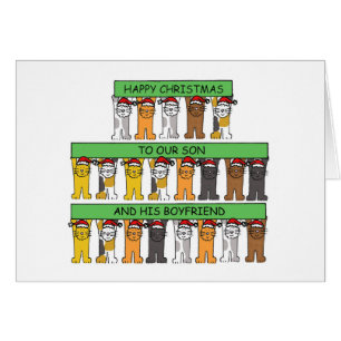 Happy Christmas to Our Son and his Boyfriend.