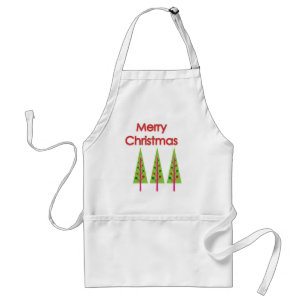 Happy Christmas Trees Standard Apron