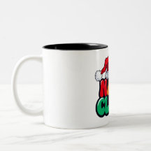 Happy christmas Two-Tone Coffee Mug