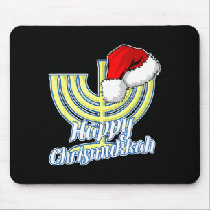 Happy Christmukkah Hanukkah Christmas  Mouse Pad