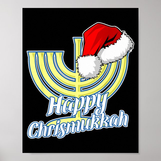 Happy Christmukkah Hanukkah Christmas  Poster (Front)