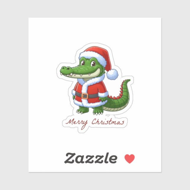 happy chtistmas crocodille (Sheet)