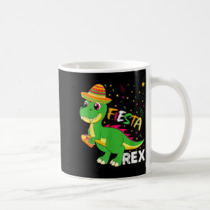 Happy cinco de mayo dinosaur fiesta holiday coffee mug