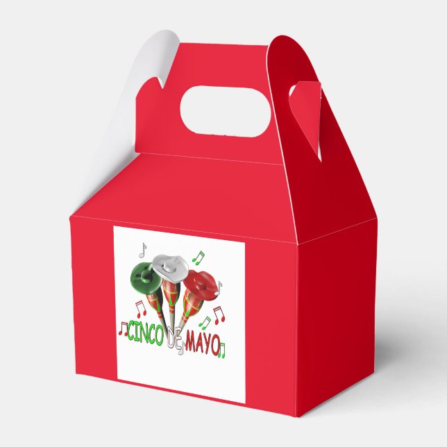 Happy Cinco de Mayo Favour Box (Back Side)