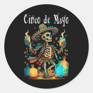 Happy Cinco De Mayo Festival #14  Classic Round Sticker