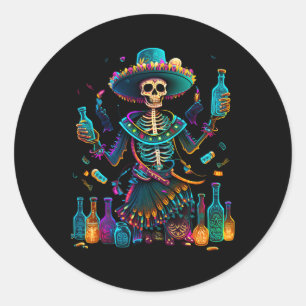 Happy Cinco De Mayo! Festival #15  Classic Round Sticker