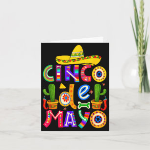 Happy cinco de mayo fiesta squad 5 de mayo mexican card