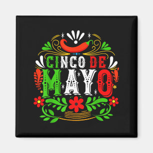 Happy cinco de mayo fiesta squad 5 de mayo mexican magnet