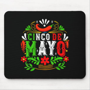 Happy cinco de mayo fiesta squad 5 de mayo mexican mouse pad