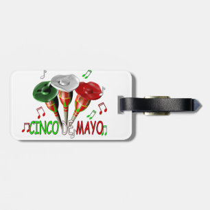 Happy Cinco de Mayo Luggage Tag