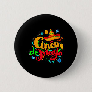 Happy Cinco De Mayo Men Women Kids 5 De Mayo Mexic 6 Cm Round Badge