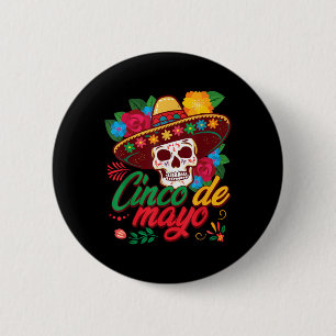 Happy Cinco De Mayo Mexican Fiesta 5 De Mayo Boys 6 Cm Round Badge