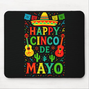 Happy Cinco De Mayo - Mexican Fiesta Party Fun _1  Mouse Pad