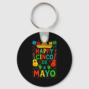 Happy cinco de mayo - mexican fiesta party fun  key ring
