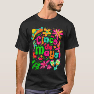 Happy cinco de mayo mexican sombrero margaritaHapp T-Shirt