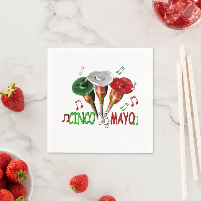 Happy Cinco de Mayo Napkin (Insitu)